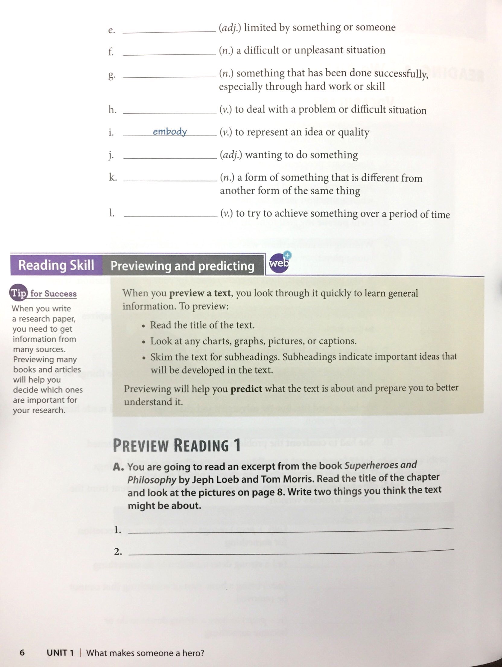 Q Skills for Success Reading and Writing 4 Student Book with Online