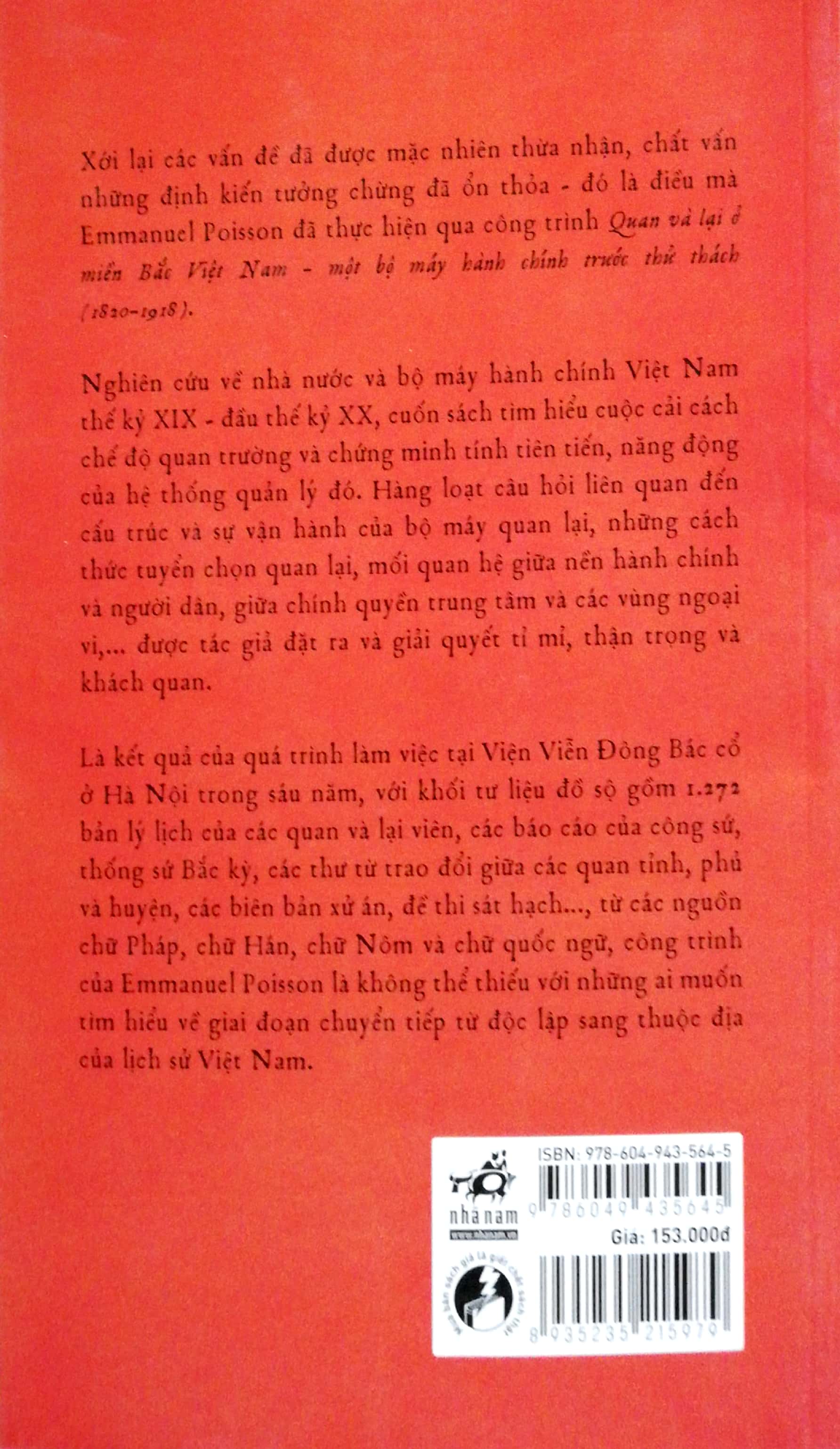 Quan Và Lại Ở Miền Bắc Việt Nam PDF Quan Và Lại Ở Miền Bắc Việt Nam PDF