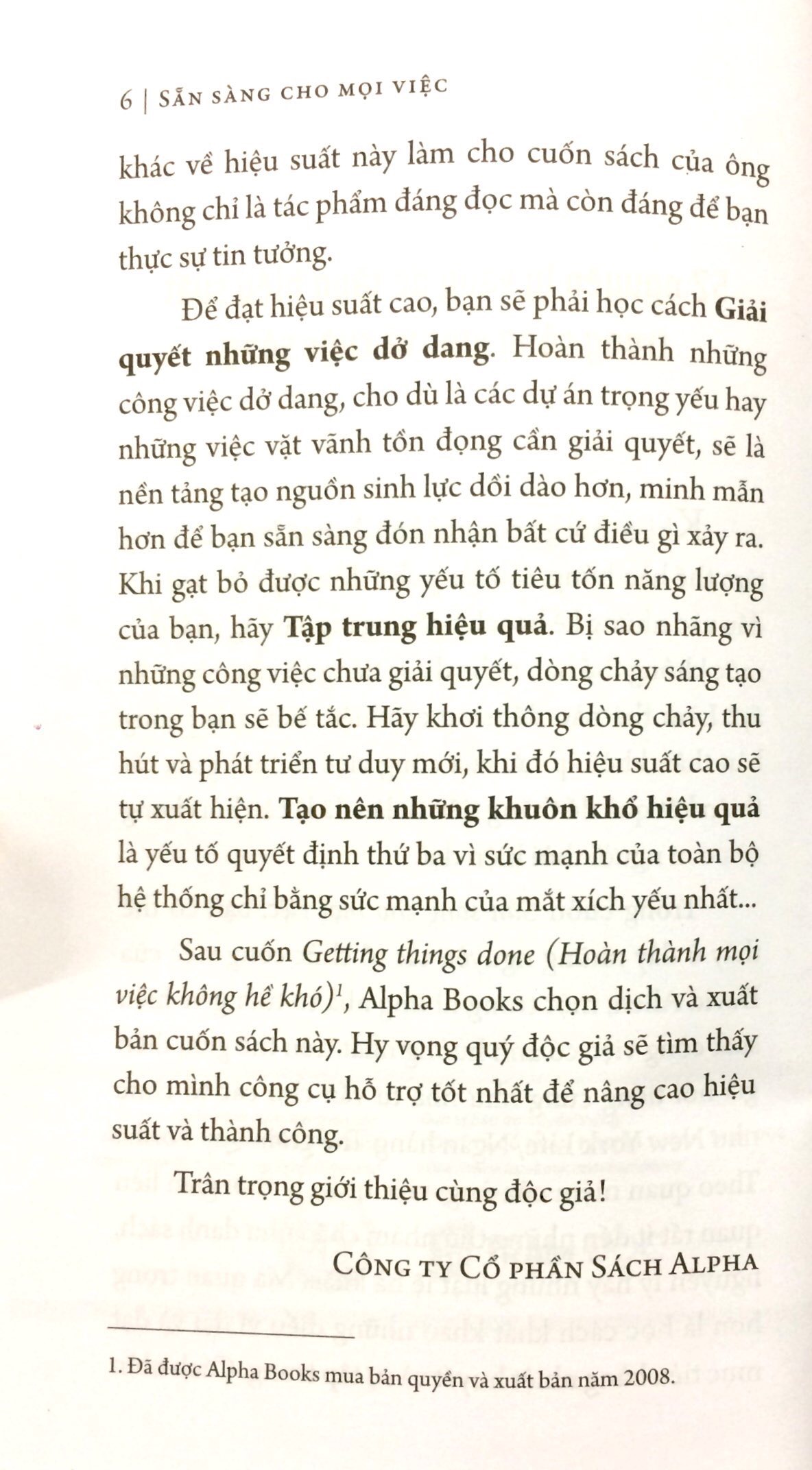 Sẵn Sàng Cho Mọi Việc 2018 PDF