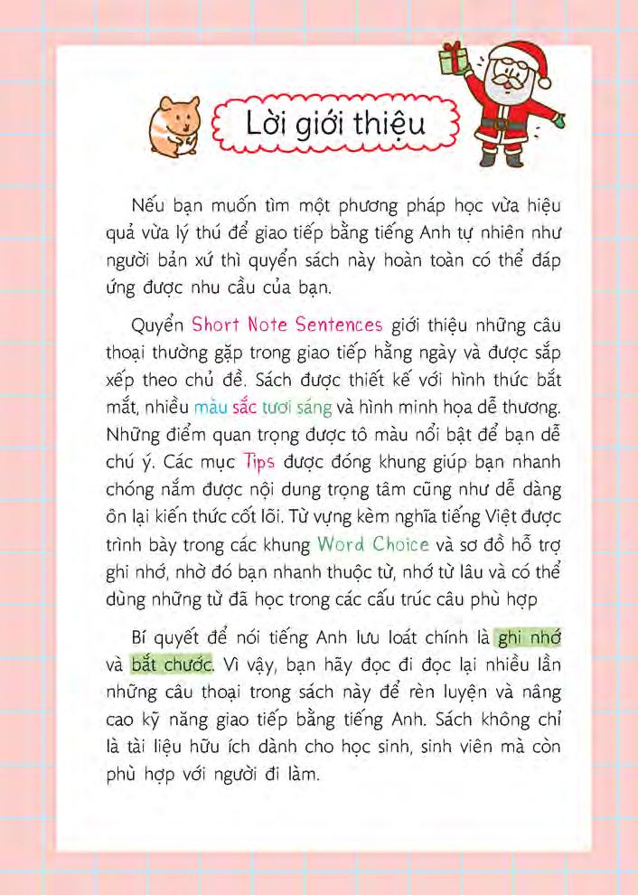 Short Note Sentences - Những Câu Thoại Tiếng Anh Dễ Học Dễ Sử Dụng PDF Short Note Sentences - Những Câu Thoại Tiếng Anh Dễ Học Dễ Sử Dụng PDF