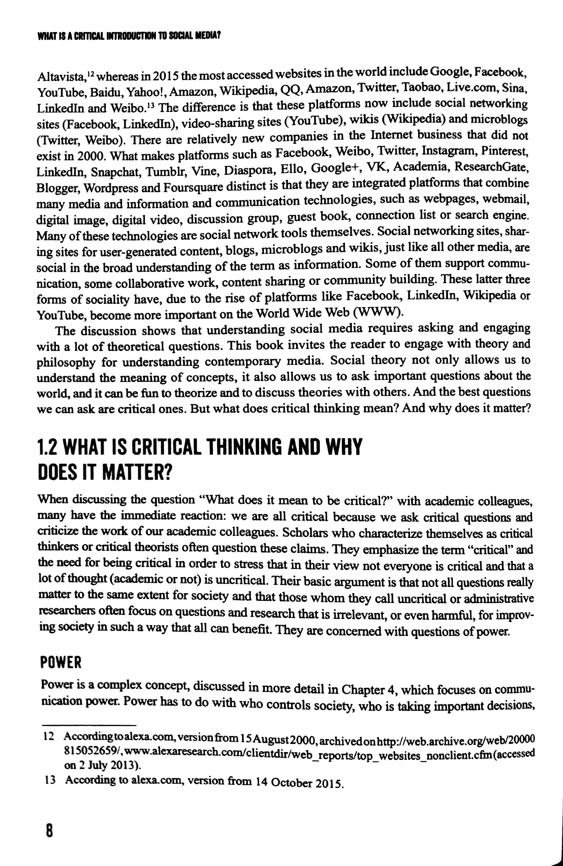 Social Media: A Critical Introduction Second Edition