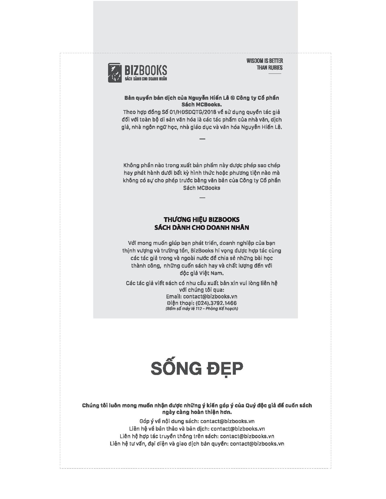 Sống Đẹp - Nghệ Thuật Sống Trọn Vẹn PDF Sống Đẹp - Nghệ Thuật Sống Trọn Vẹn PDF