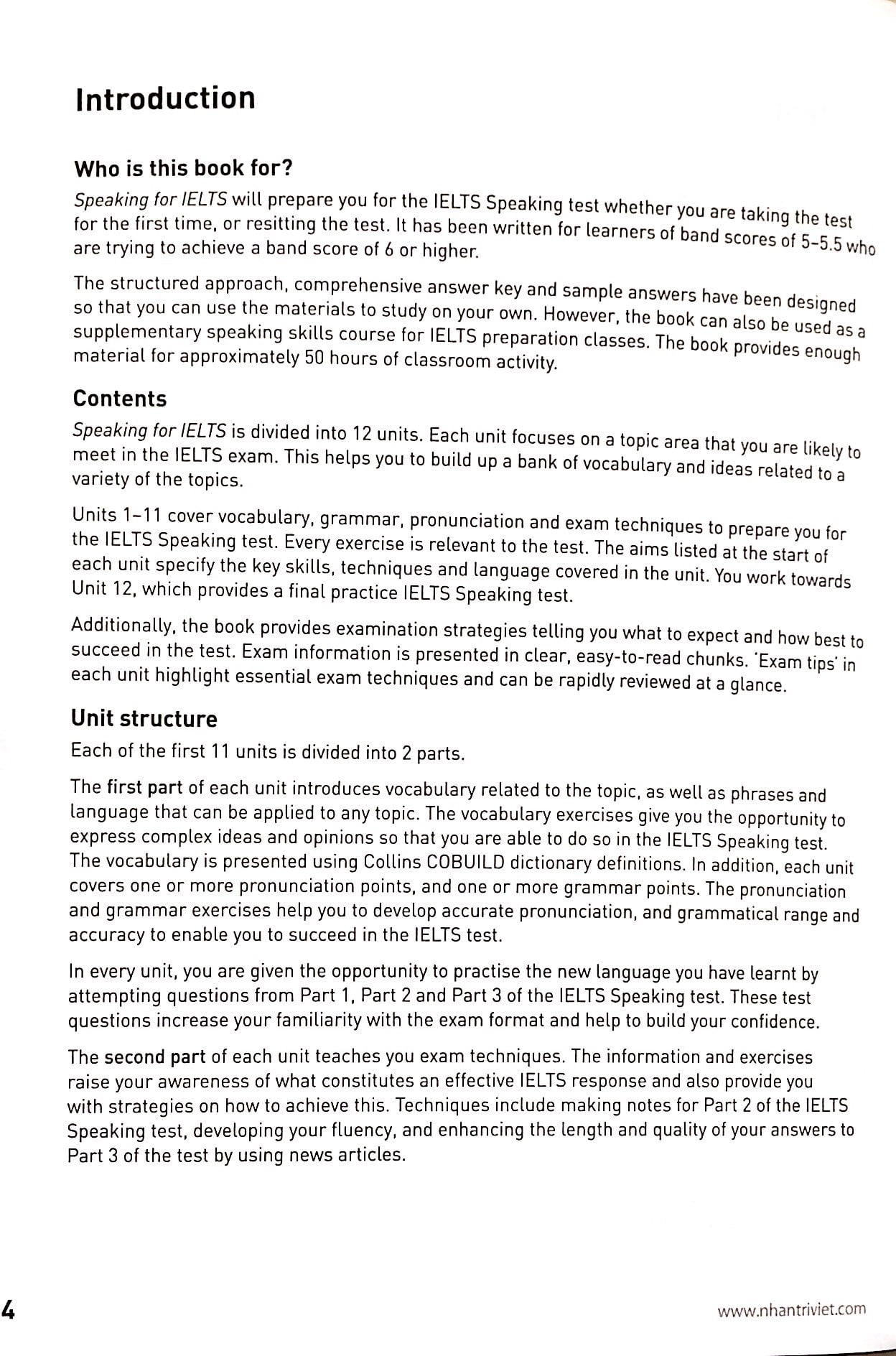 Speaking For IELTS (Kèm CD) PDF đọc ebook online, epub online, nghe sách nói audio miễn phí.