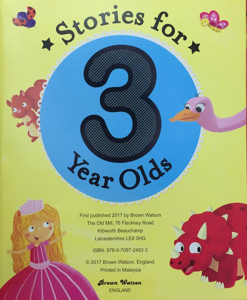 STORIES FOR THREE YEAR OLDS (PADDED)