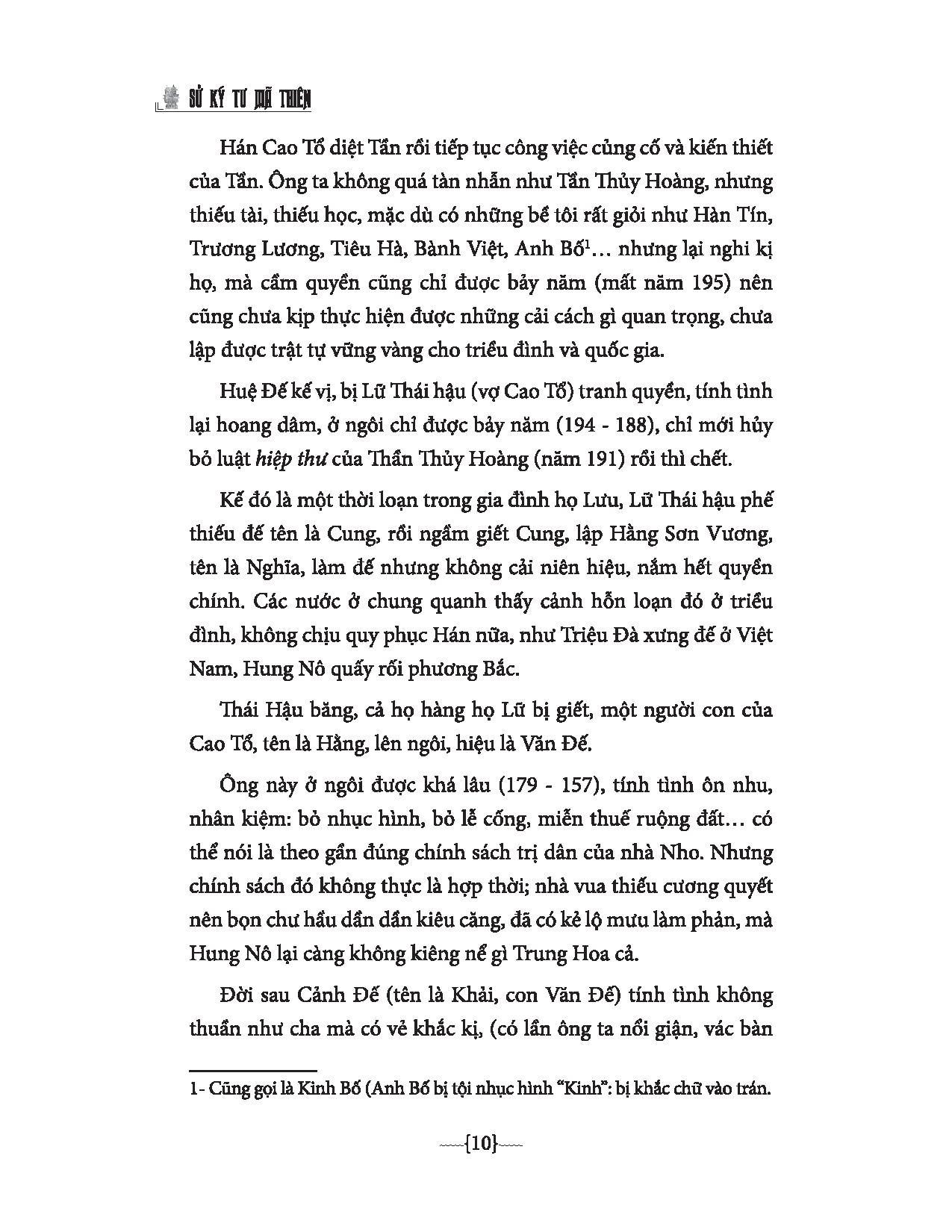 Sử Ký Tư Mã Thiên - Nguyễn Hiến Lê PDF Sử Ký Tư Mã Thiên - Nguyễn Hiến Lê PDF