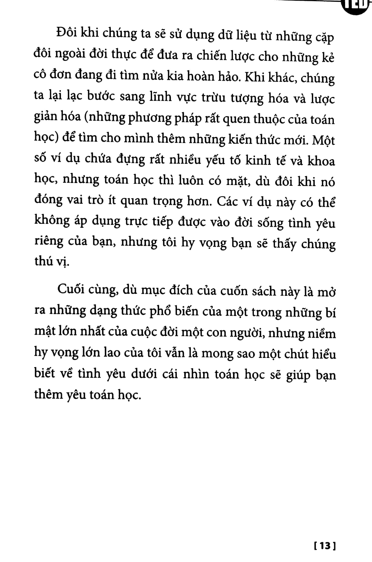 TedBooks - Thuật Toán Của Tình Yêu PDF đọc ebook online, epub online, nghe sách nói audio miễn phí.