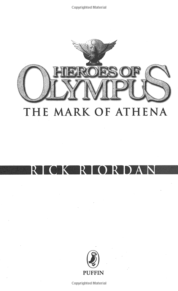 The Heroes Of Olympus 3 Mark Of Athena