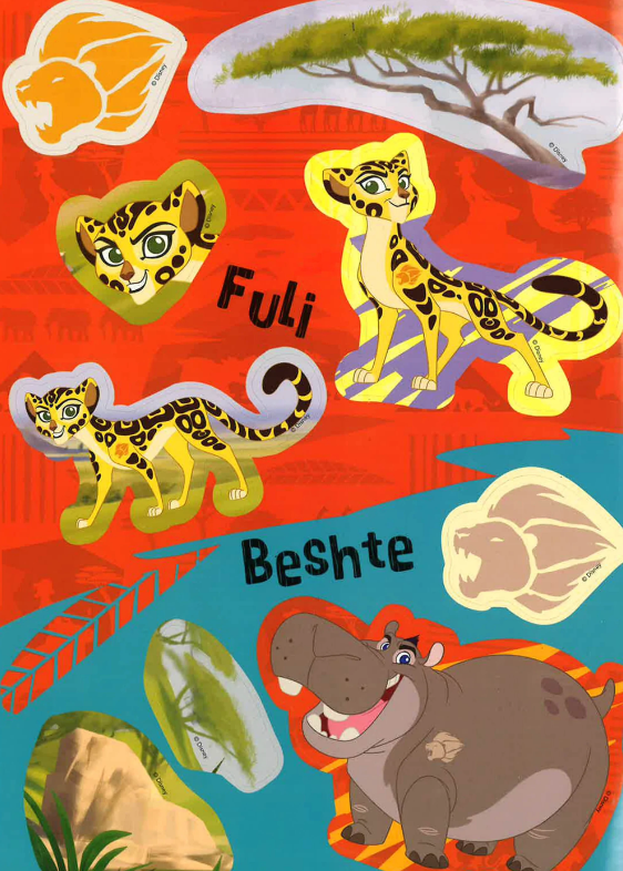 The Lion Guard Sticker Scene