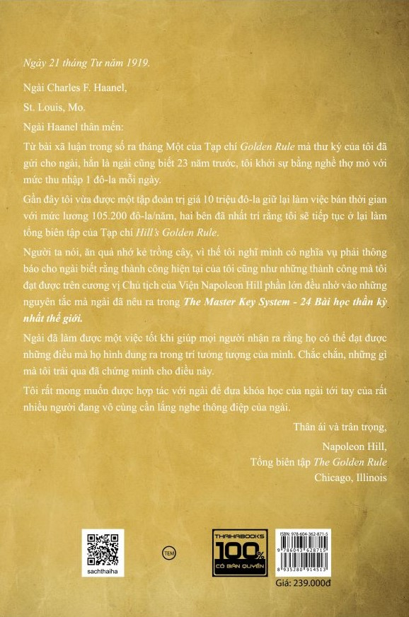 The Master Key System - 24 Bài Học Thần Kỳ Nhất Thế Giới PDF đọc ebook online, epub online, nghe sách nói audio miễn phí.