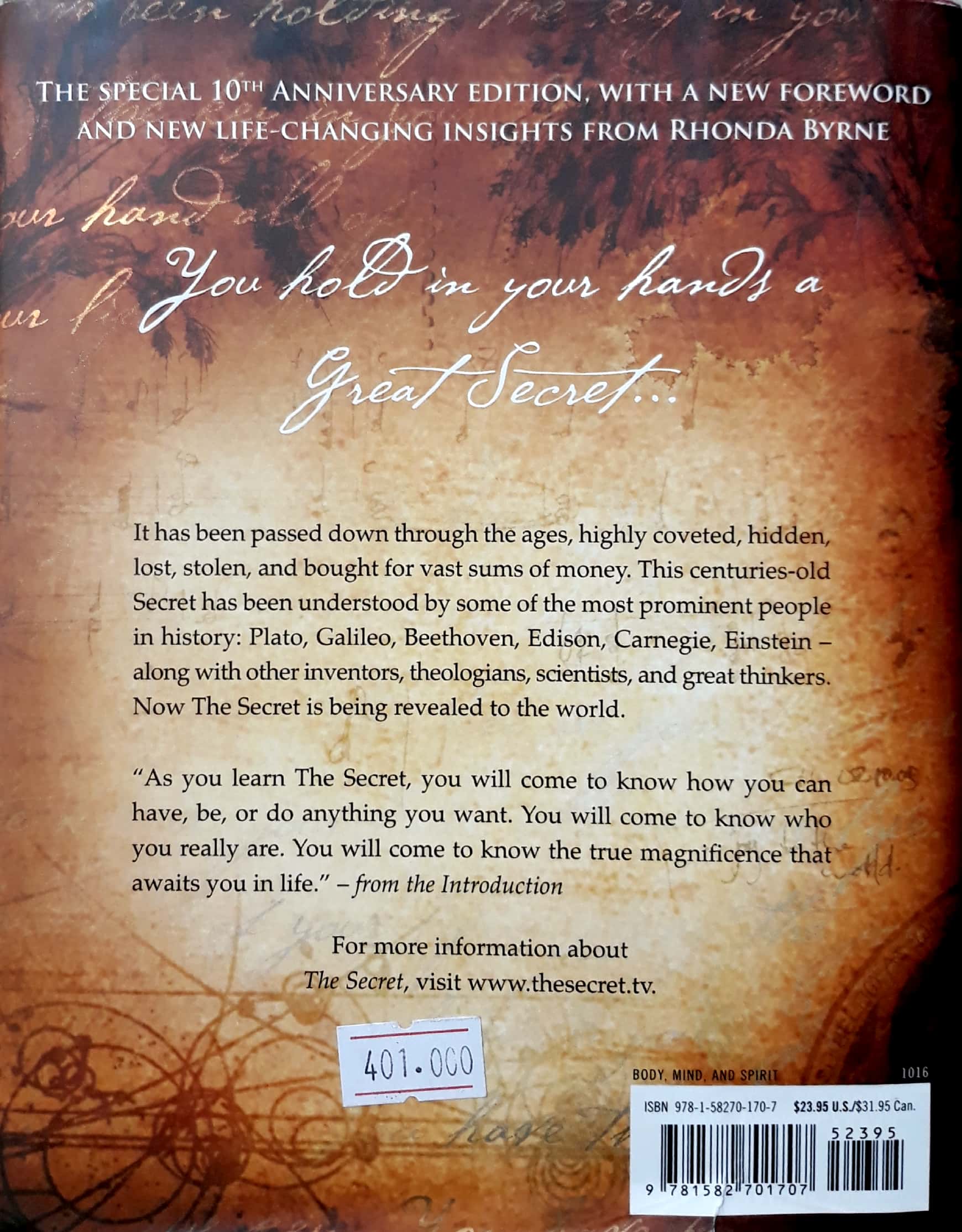 The Secret PDF đọc ebook online, epub online, nghe sách nói audio miễn phí.