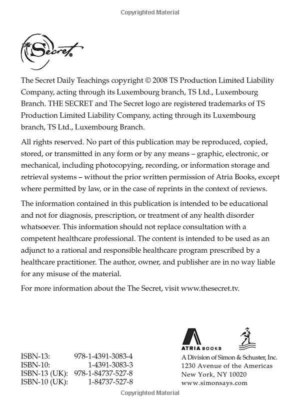 The Secret : Daily Teachings: Flip-top, tear sheet edition PDF đọc ebook online, epub online, nghe sách nói audio miễn phí.