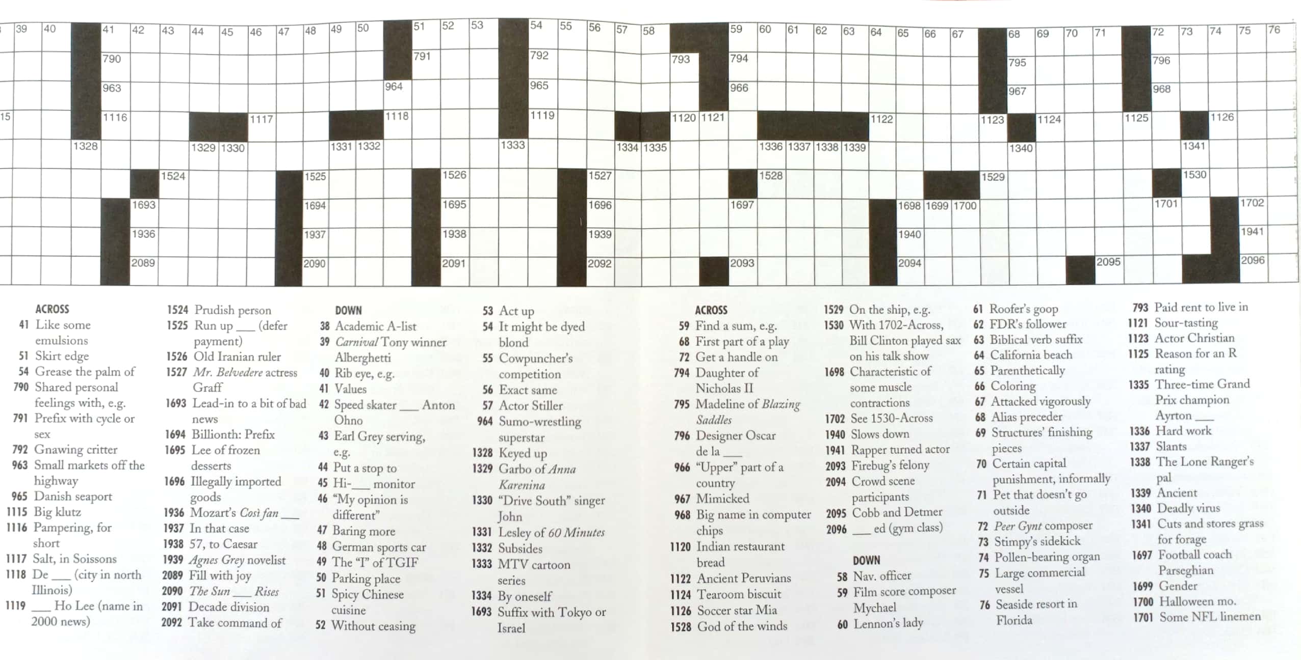 The World s Longest Crossword Puzzles Hardcover