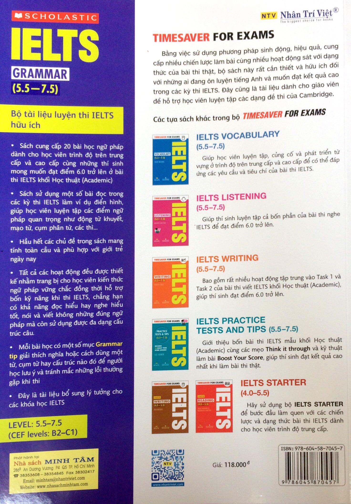 Timesaver for Exams - IELTS Grammar 5.5 - 7.5 PDF