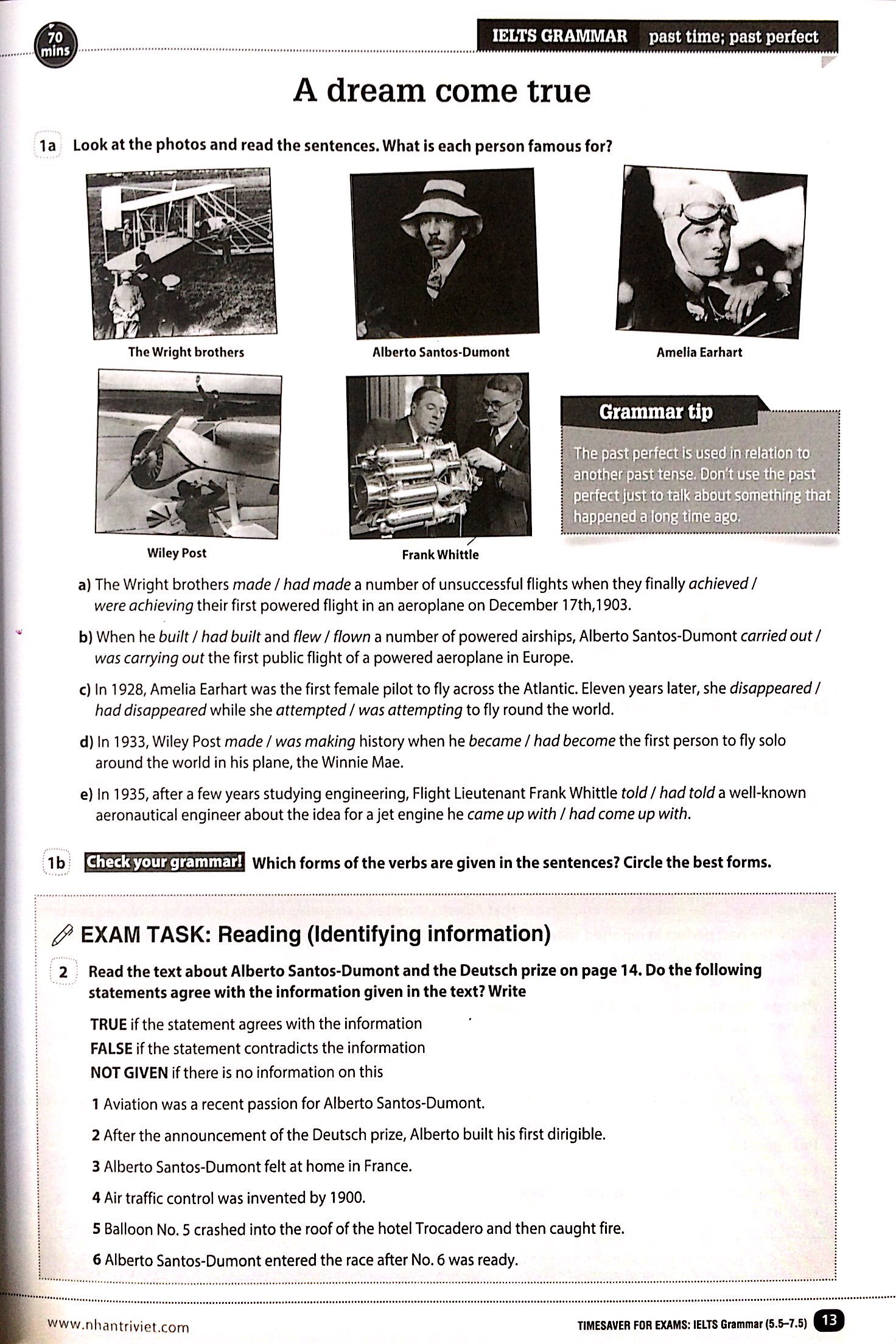 Timesaver for Exams - IELTS Grammar 5.5 - 7.5 PDF