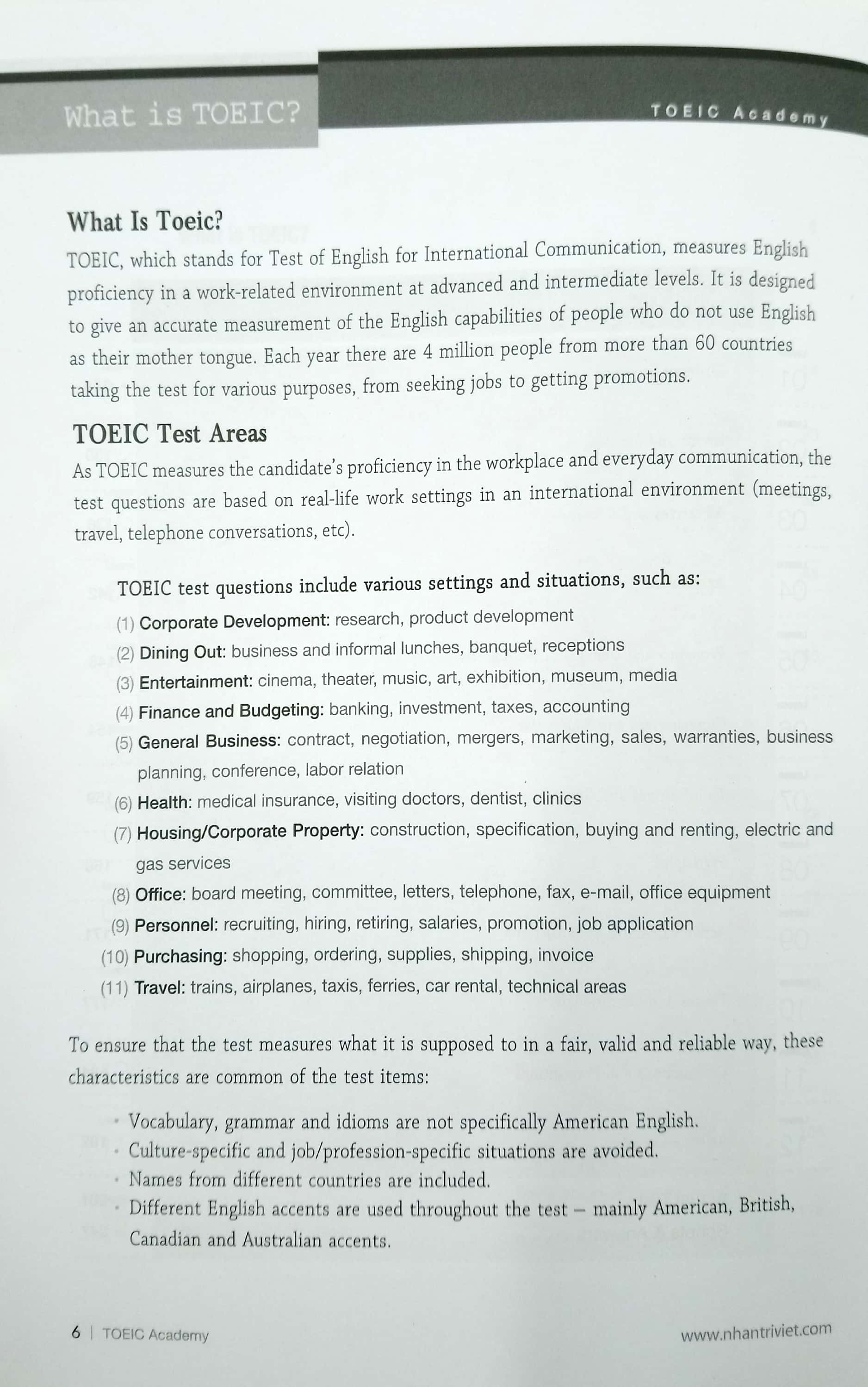Tải sách TOEIC Academy (Kèm CD) PDF đọc ebook online, epub online, nghe sách nói audio miễn phí.