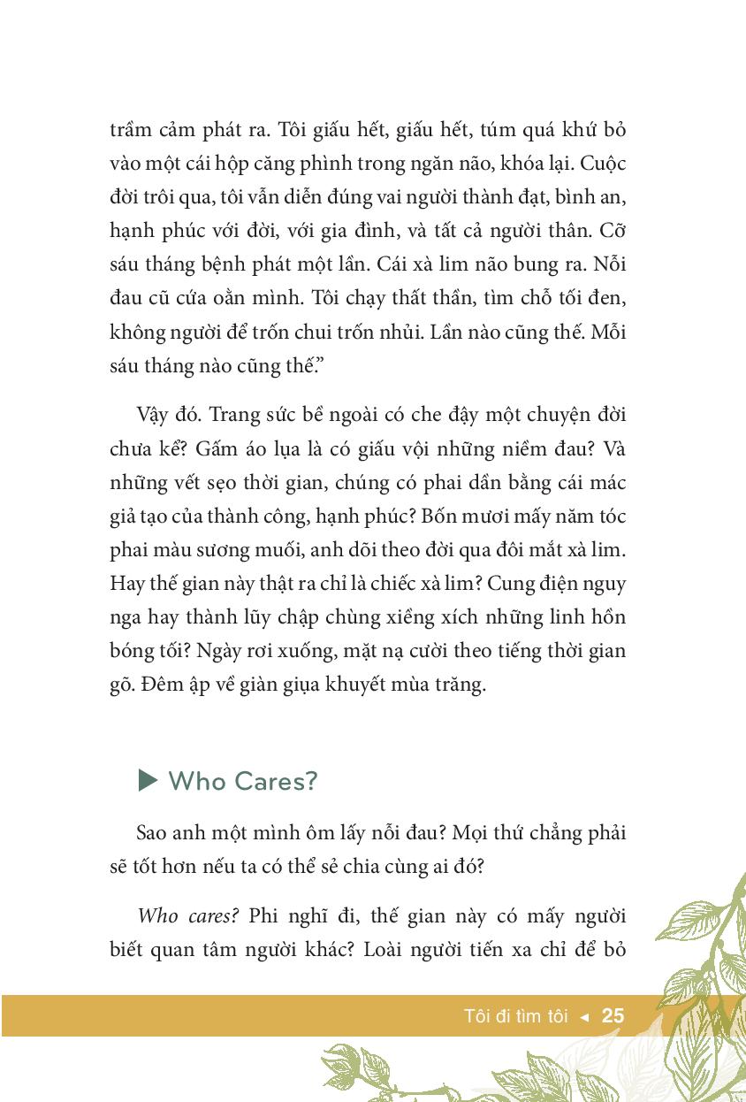 Tôi Đi Tìm Tôi PDF đọc ebook online, epub online, nghe sách nói audio miễn phí.