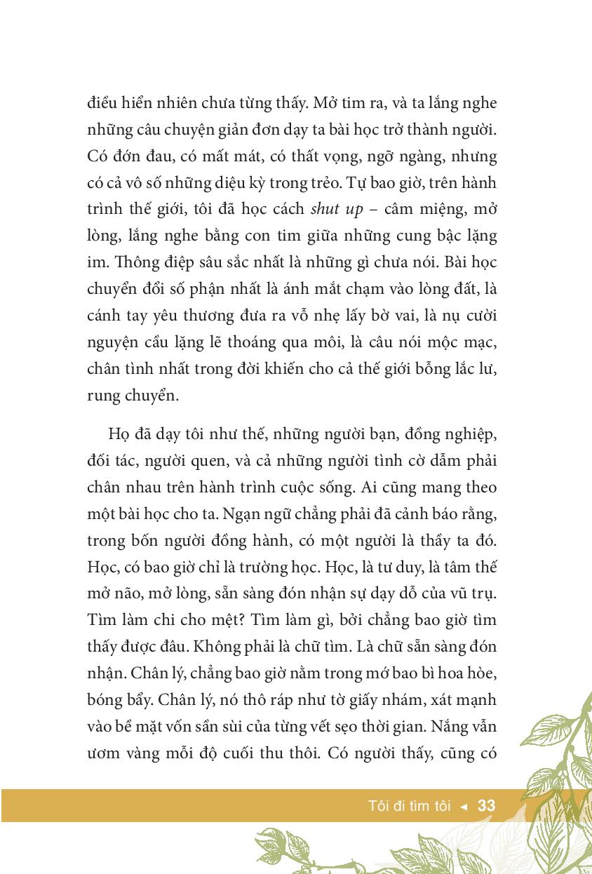 Tôi Đi Tìm Tôi PDF đọc ebook online, epub online, nghe sách nói audio miễn phí.