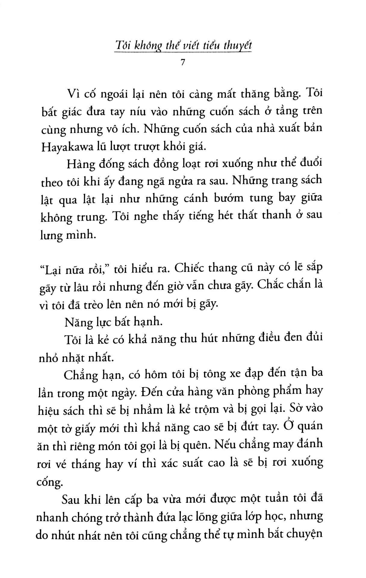 Tôi Không Thể Viết Tiểu Thuyết PDF