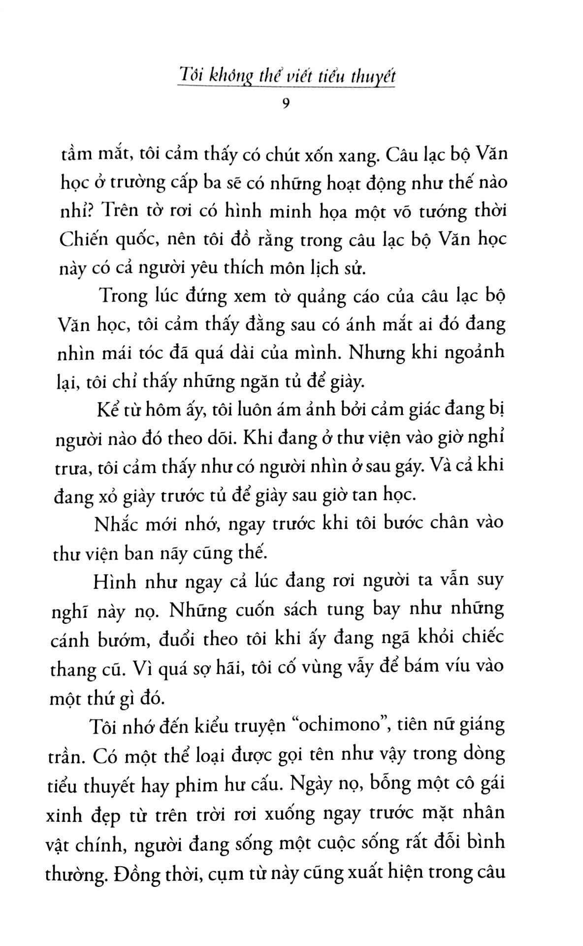 Tôi Không Thể Viết Tiểu Thuyết PDF