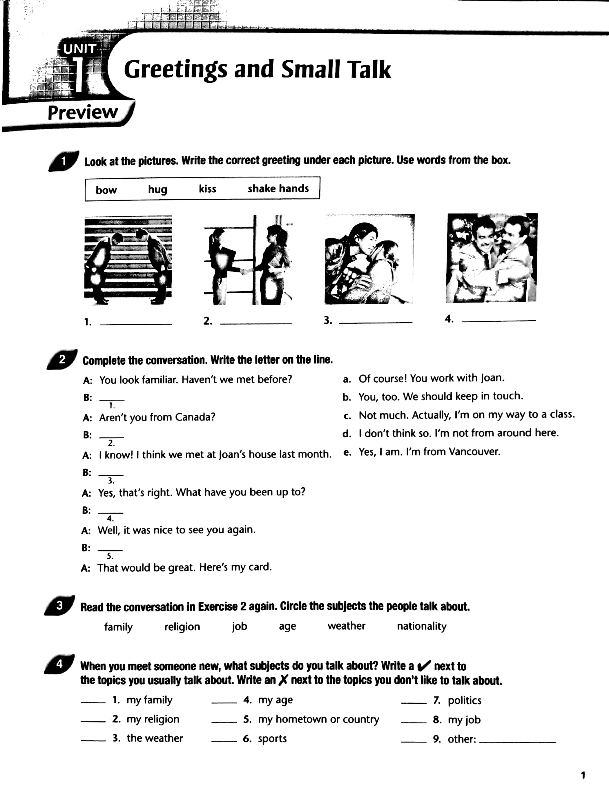 Top Notch Level 2 Workbook