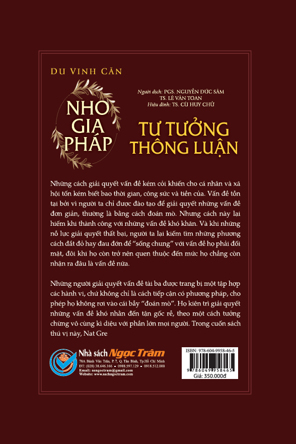 Nho Gia Pháp: Tư Tưởng Thông Luận PDF Nho Gia Pháp: Tư Tưởng Thông Luận PDF