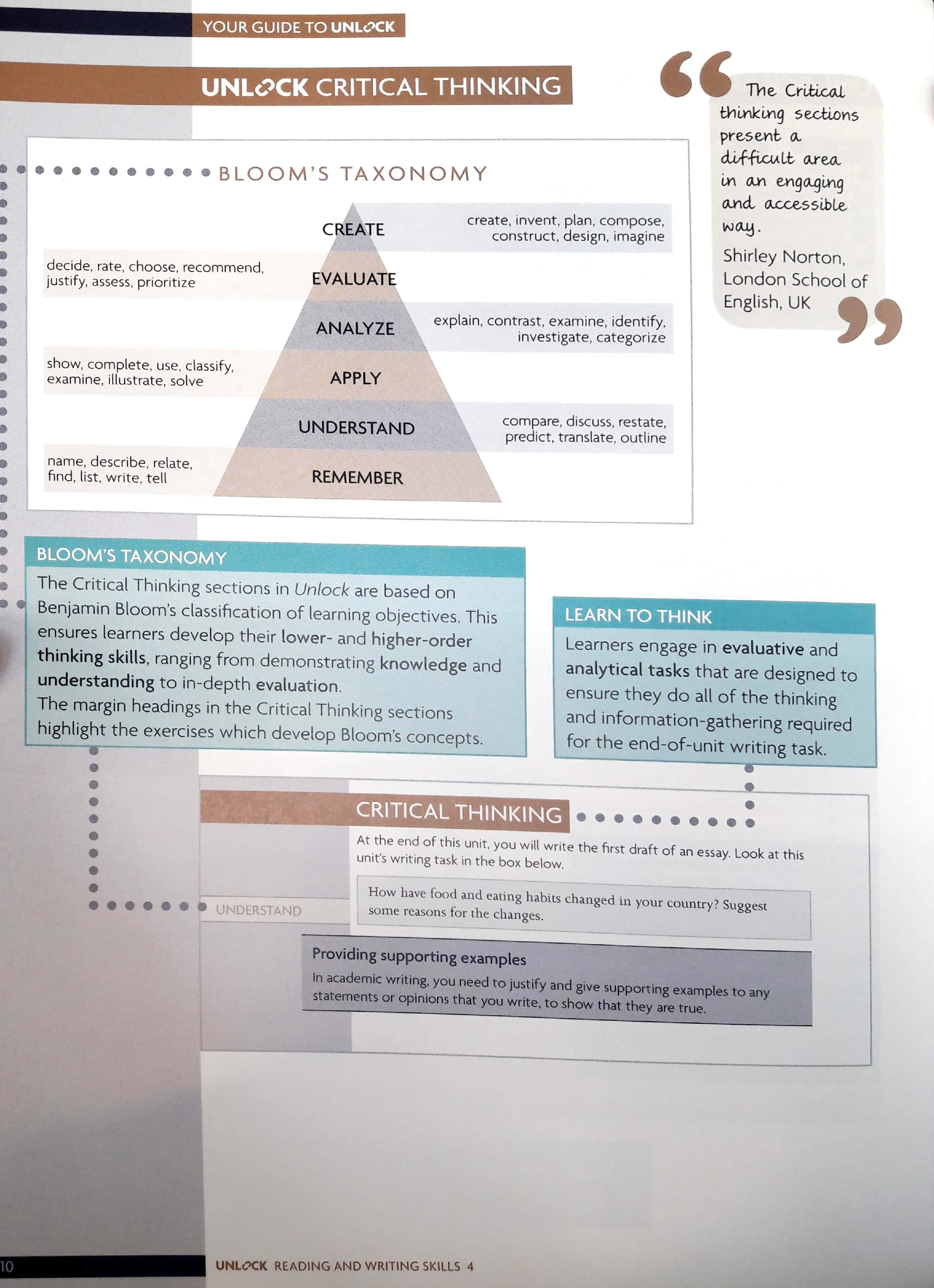 Unlock Level 4 Reading and Writing Skills Student's Book and Online