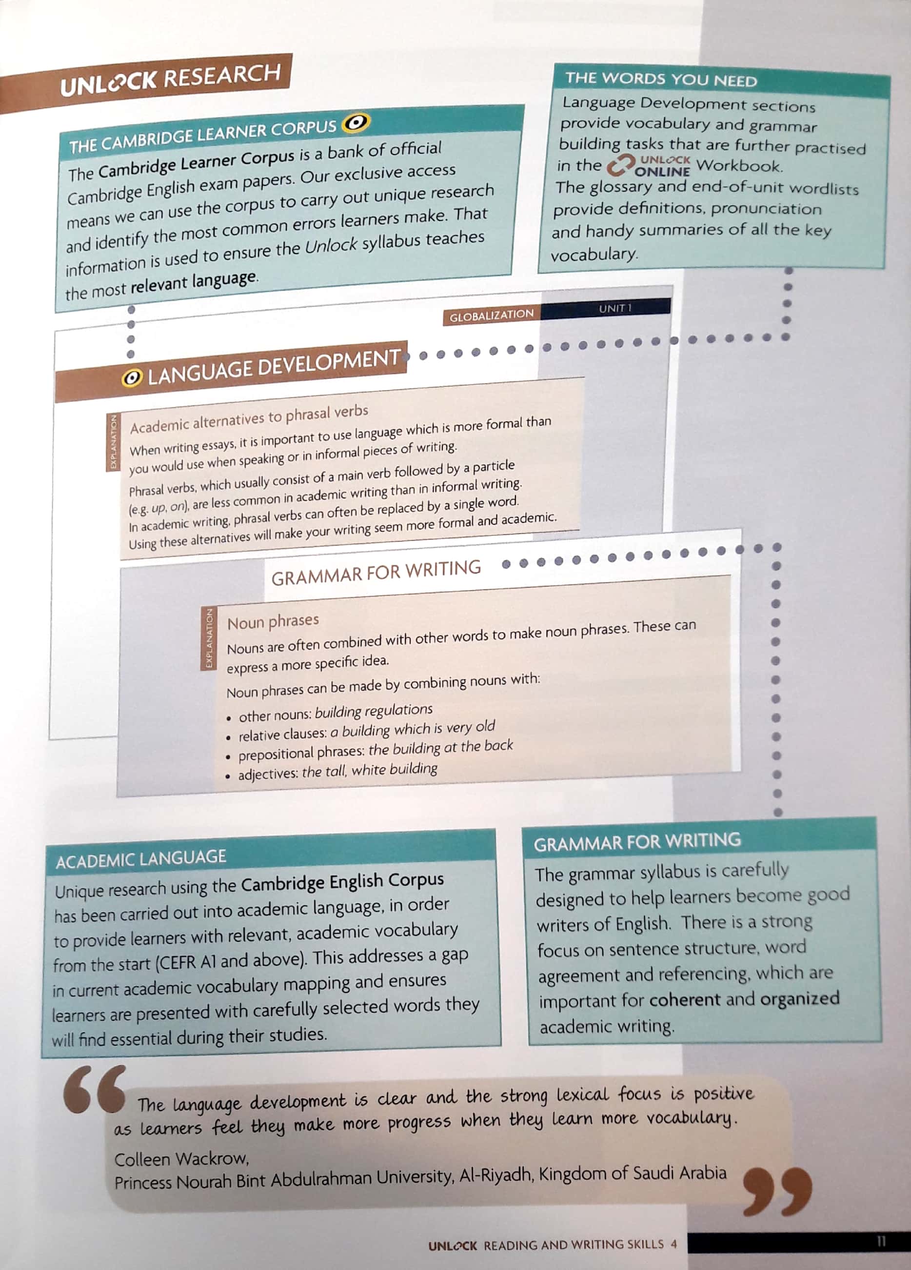 Unlock Level 4 Reading and Writing Skills Student's Book and Online