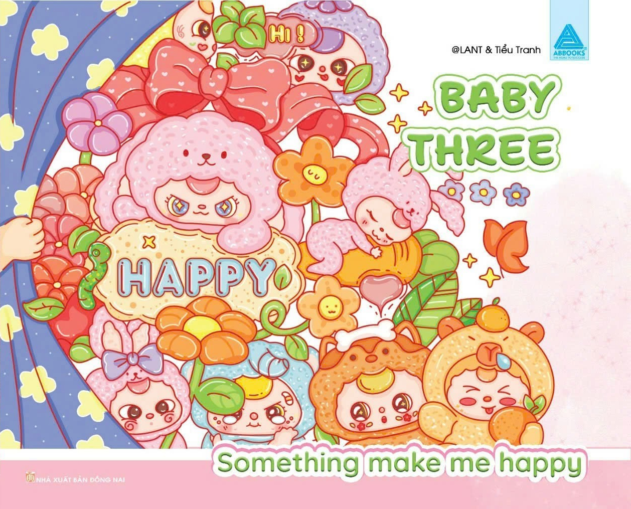 sách tô màu babythree dành cho người lớn