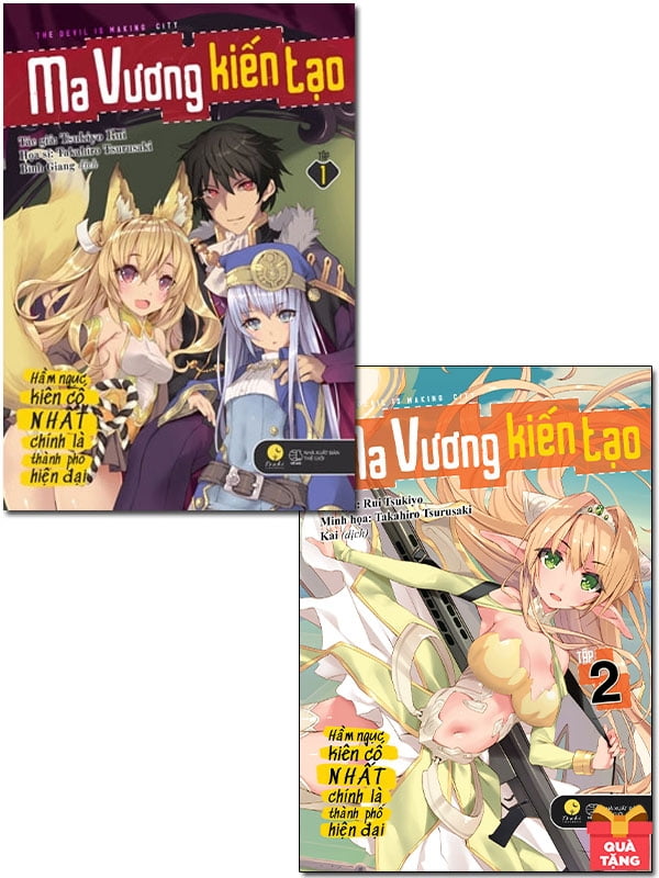 Combo Ma Vương Kiến Tạo - Hầm Ngục Kiên Cố Nhất Chính Là Thành Phố Hiện Đại - Tập 1 & 2 - Tặng Kèm 1 Bookmark 2 Mặt (Số Lượng Có Hạn)