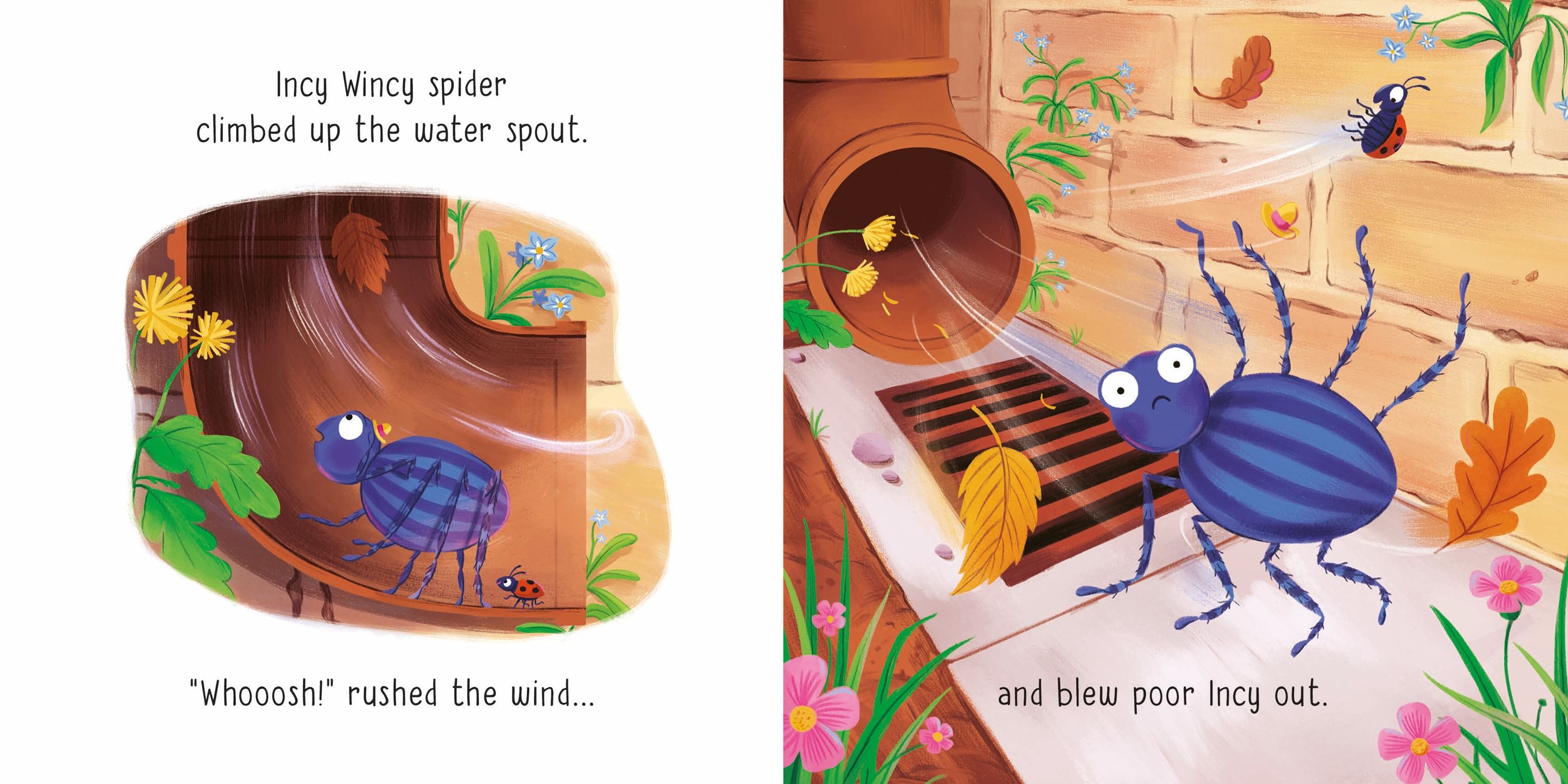 Usborne Little Board Books Incy Wincy Spider