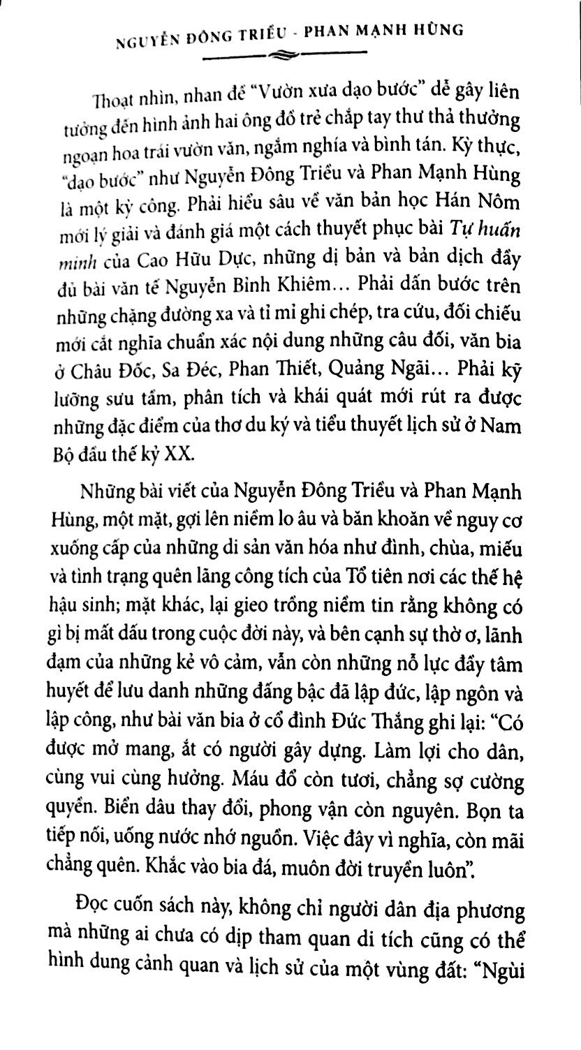 Vườn Xưa Dạo Bước PDF đọc ebook online, epub online, nghe sách nói audio miễn phí.