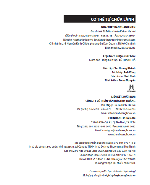 Cơ Thể Tự Chữa Lành PDF đọc ebook online, epub online, nghe sách nói audio miễn phí. Cơ Thể Tự Chữa Lành PDF đọc ebook online, epub online, nghe sách nói audio miễn phí.