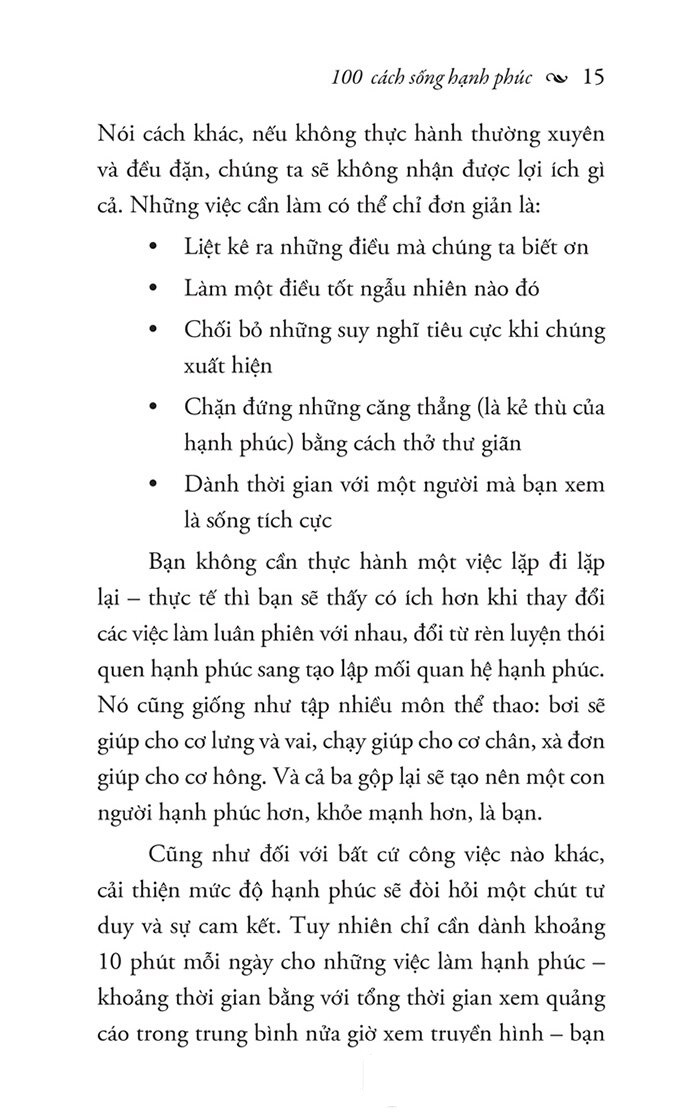 100 Cách Sống Hạnh Phúc - Cẩm Nang Dành Cho Người Bận Rộn PDF 100 Cách Sống Hạnh Phúc - Cẩm Nang Dành Cho Người Bận Rộn PDF
