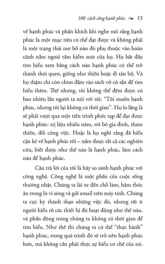 100 Cách Sống Hạnh Phúc - Cẩm Nang Dành Cho Người Bận Rộn PDF 100 Cách Sống Hạnh Phúc - Cẩm Nang Dành Cho Người Bận Rộn PDF