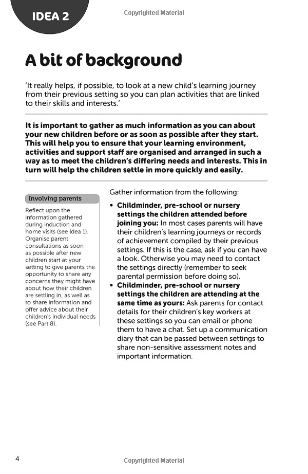 100 Ideas For Early Years Practitioners Observation, Assessment