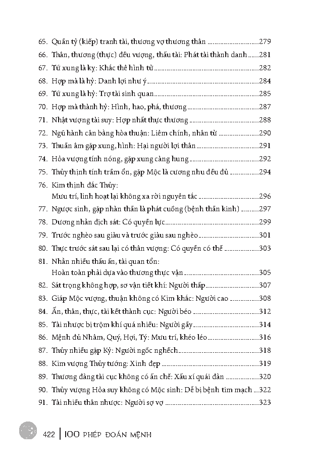 100 Phép Đoán Mệnh PDF 100 Phép Đoán Mệnh PDF