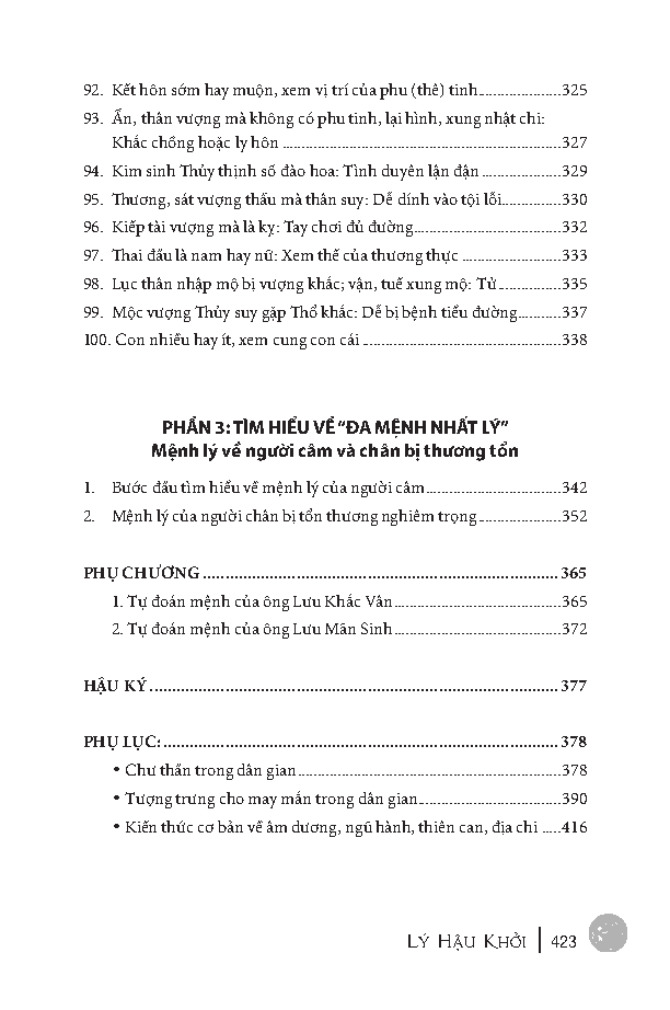 100 Phép Đoán Mệnh PDF 100 Phép Đoán Mệnh PDF