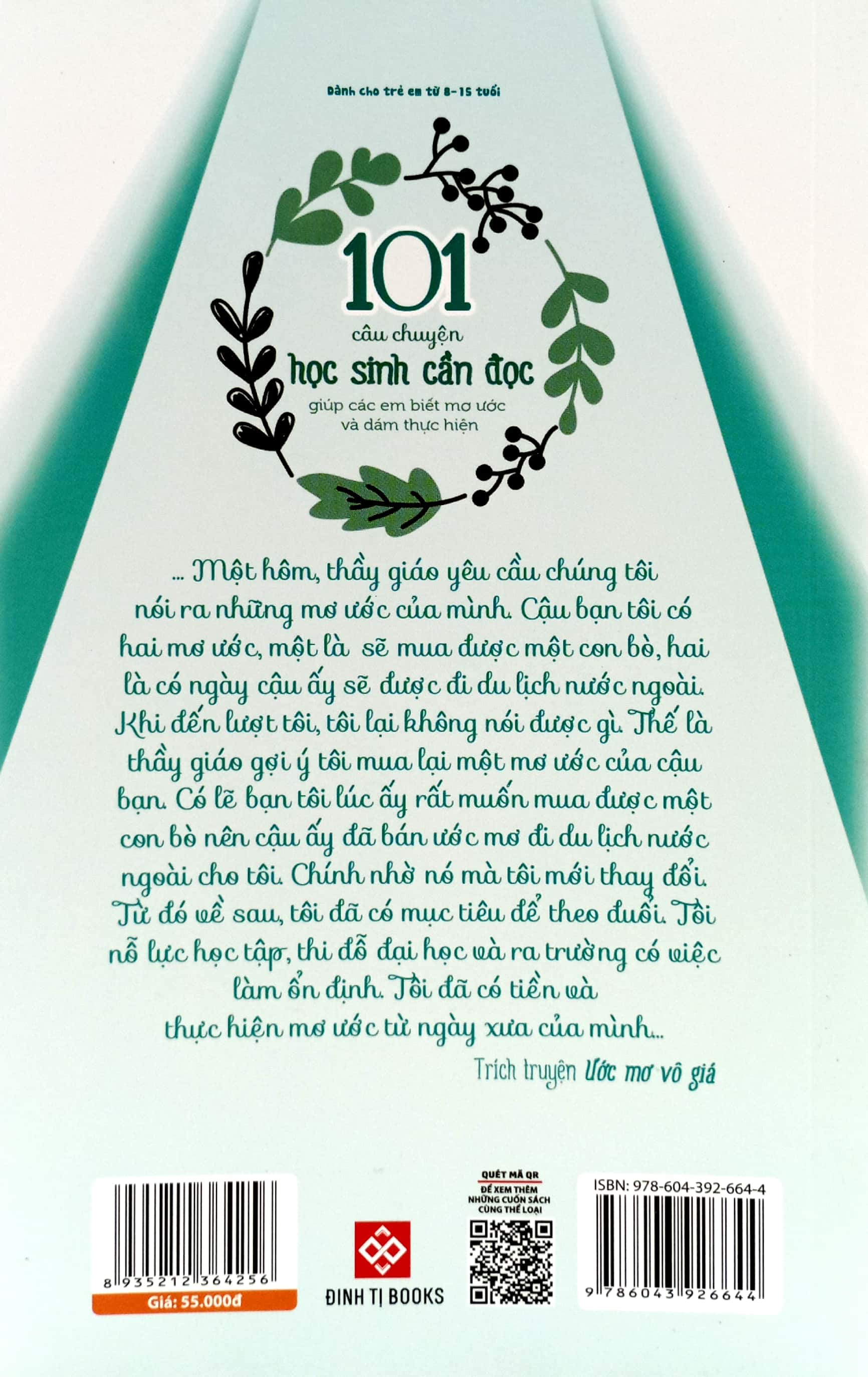 101 Câu Chuyện Học Sinh Cần Đọc Giúp Các Em Biết Mơ Ước Và Dám Thực Hiện PDF đọc ebook online, epub online, nghe sách nói audio miễn phí.