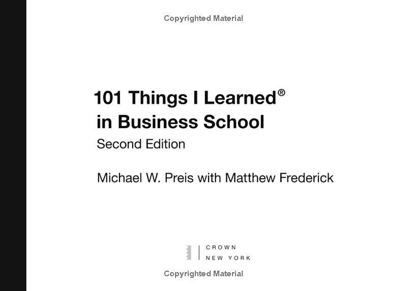101 Things I Learned in Business School PDF đọc ebook online, epub online, nghe sách nói audio miễn phí. 101 Things I Learned in Business School PDF đọc ebook online, epub online, nghe sách nói audio miễn phí.