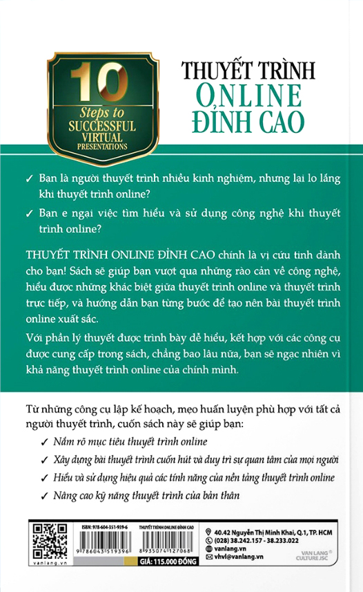 10 Bước Thực Hành - Thuyết Trình Online Đỉnh Cao PDF 10 Bước Thực Hành - Thuyết Trình Online Đỉnh Cao PDF