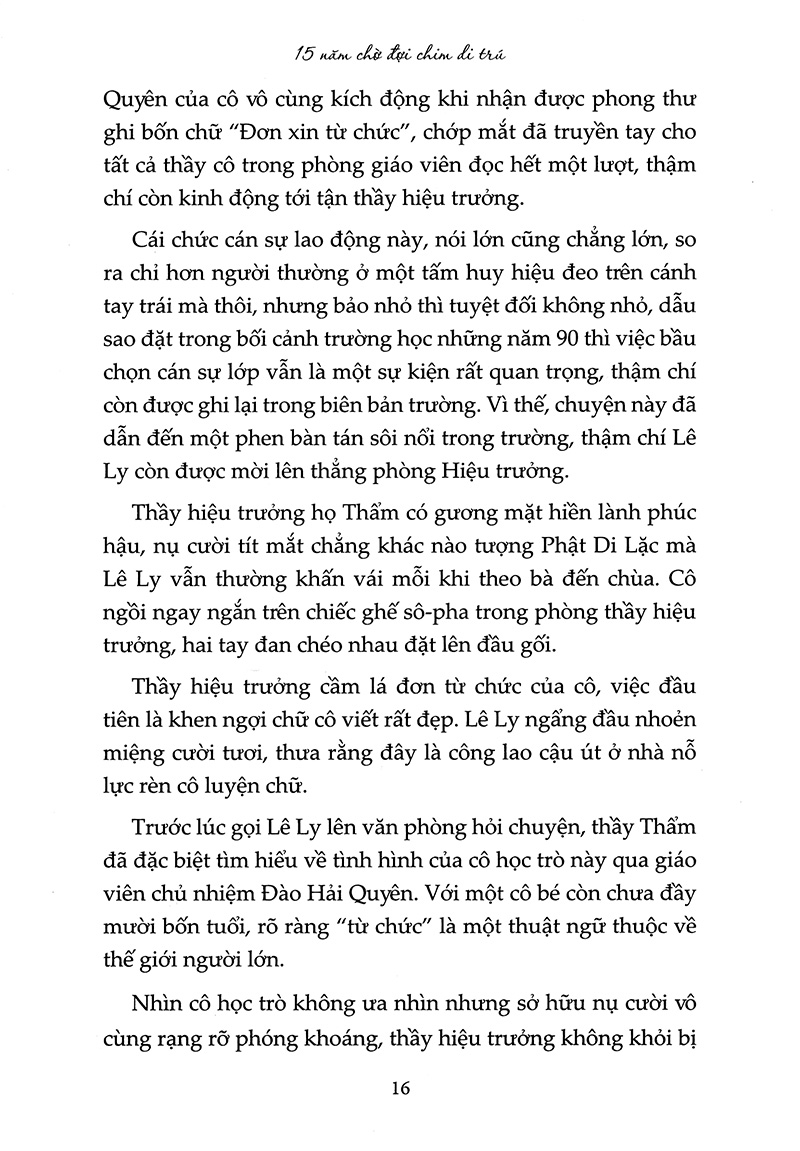 Truyện 15 Năm Chờ Đợi Chim Di Trú - Fahasa.Com