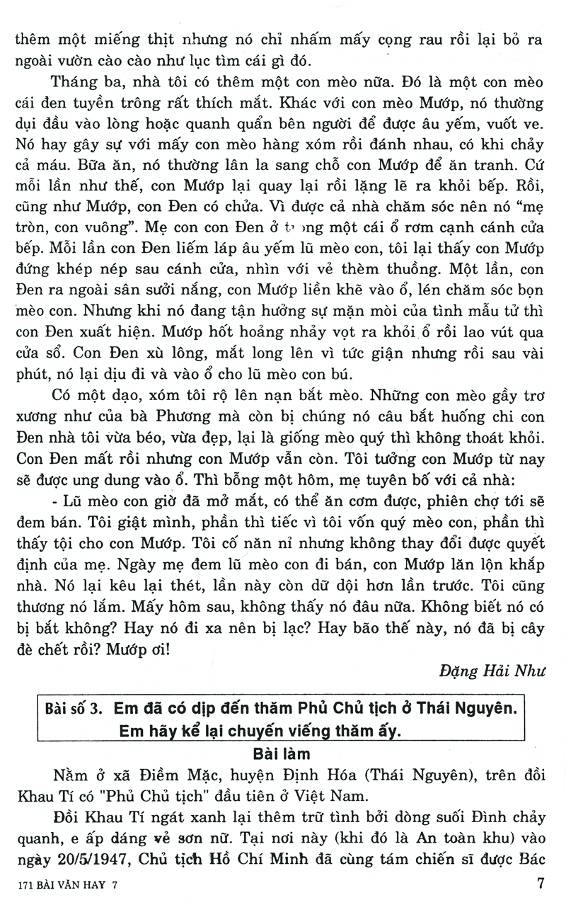 Tải sách 171 Bài Văn Hay 7 PDF đọc ebook online, epub online, nghe sách nói audio miễn phí.