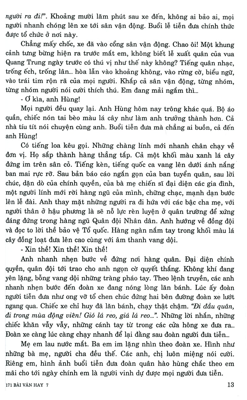 Tải sách 171 Bài Văn Hay 7 PDF đọc ebook online, epub online, nghe sách nói audio miễn phí.