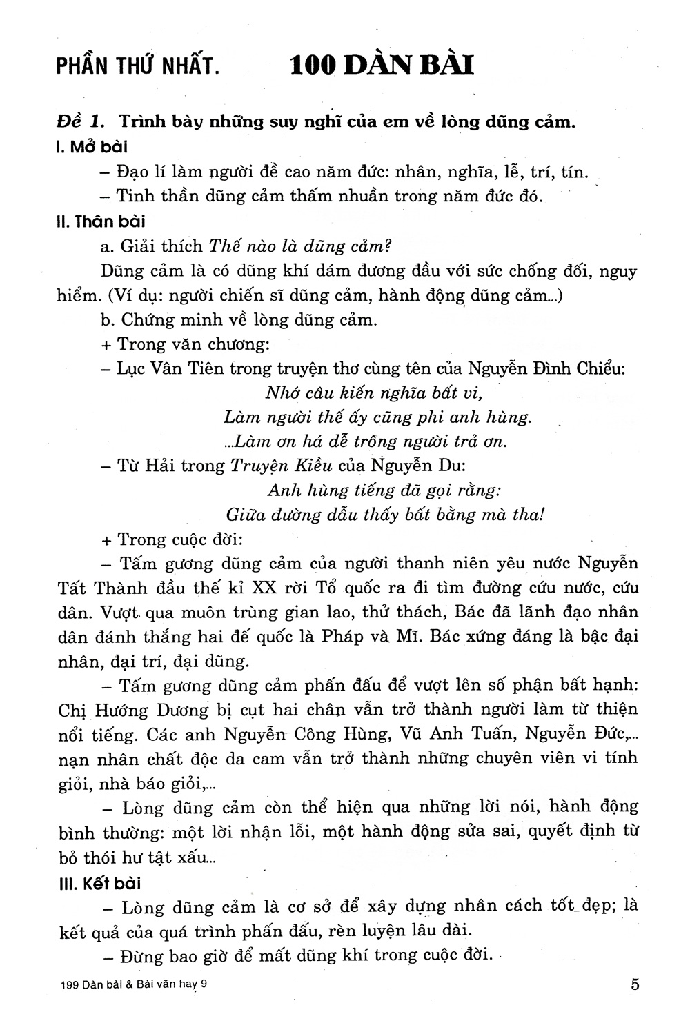 199 Dàn Bài Và Bài Văn Hay 9 PDF - Tờ Khai Y Tế
