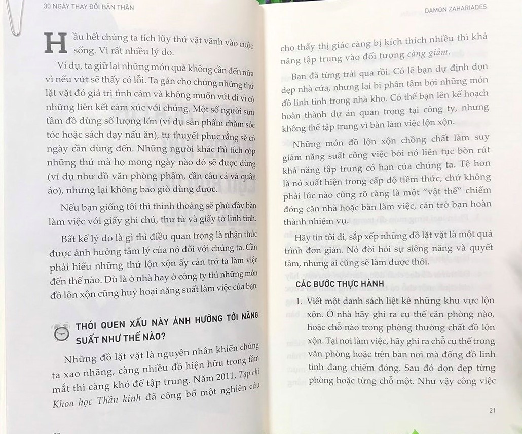 Bộ 30 Ngày Thay Đổi Bản Thân - Loại Bỏ 30 Thói Quen Xấu Đánh Cắp Thời Gian Của Bạn - Tập 2 PDF Bộ 30 Ngày Thay Đổi Bản Thân - Loại Bỏ 30 Thói Quen Xấu Đánh Cắp Thời Gian Của Bạn - Tập 2 PDF