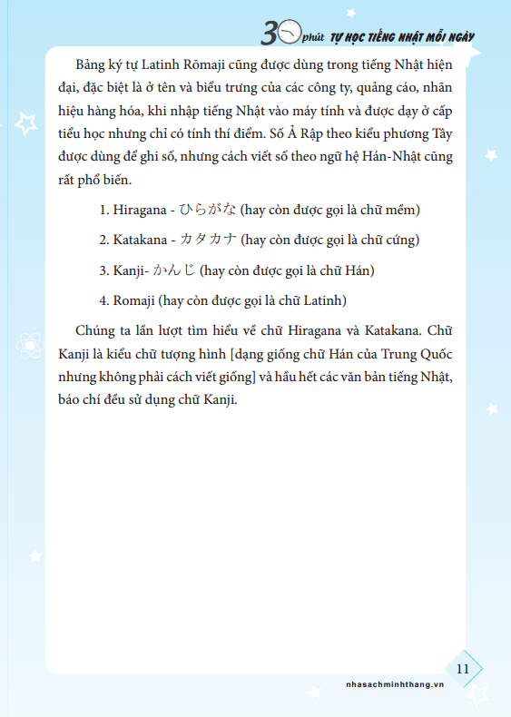 30 Phút Tự Học Tiếng Nhật Mỗi Ngày CD PDF