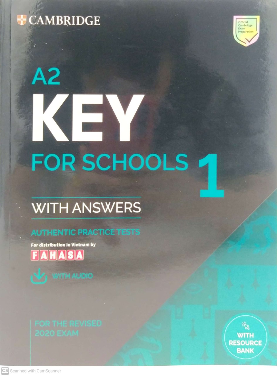 A2 Key 1 For The Revised 2020 Exam Students Book With Answers