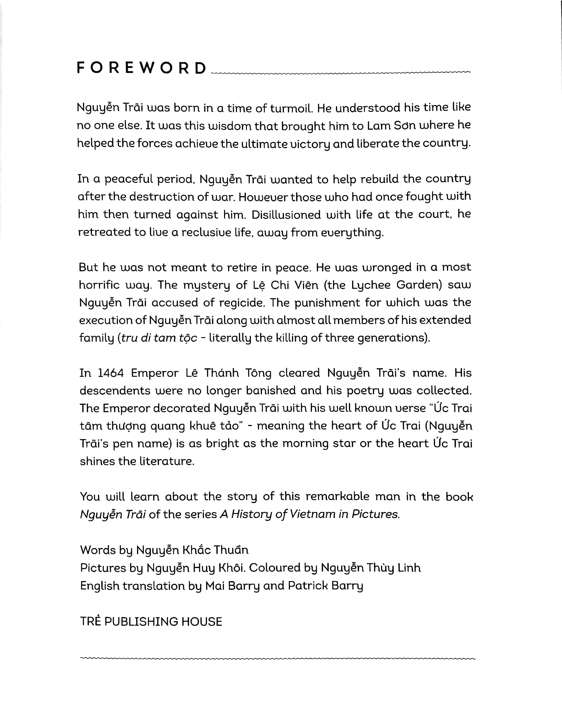 A History Of Vn In Pictures - Nguyễn Trãi PDF A History Of Vn In Pictures - Nguyễn Trãi PDF
