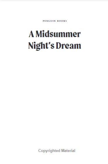 A Midsummer Nights Dream PDF đọc ebook online, epub online, nghe sách nói audio miễn phí.