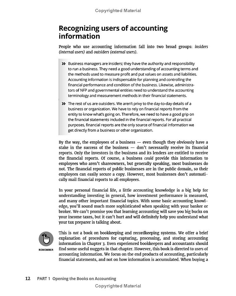 Accounting For Dummies 7th Edition